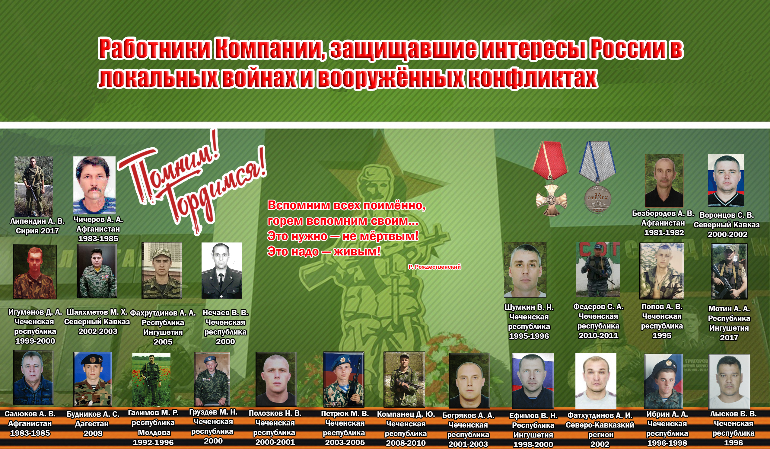 День памяти о россиянах, исполнявших служебный долг за пределами Отечества